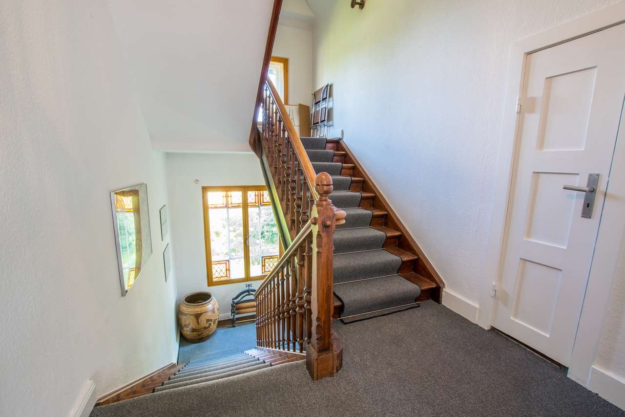 Treppe in der oberen Wohnung.
